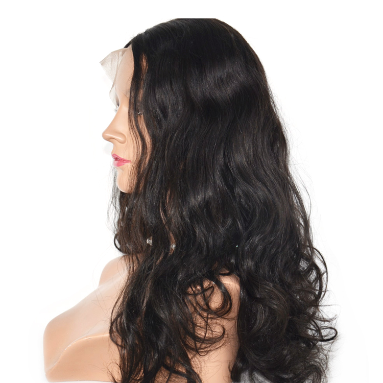 Brazilian Human Virgin Professional Guaranteed Lace Front Wigs   LM063